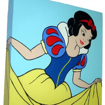 Peinture intitulée "Snow White" par Vivienne Rose, Œuvre d'art originale