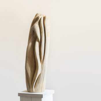 Escultura intitulada "Ihre Vulva.jpg" por Nicole Wüst, Obras de arte originais, Madeira