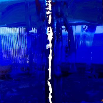 Peinture intitulée "Life is Blue" par V-Khu 11, Œuvre d'art originale, Acrylique