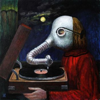 Картина под названием "забытые мелодии" - Владимир Жук, Подлинное произведение искусства, Масло