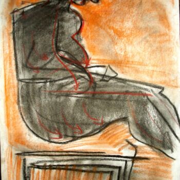 Drawing titled "nud-levitand.jpg" by Vlad-Dan Perianu, Original Artwork, Other