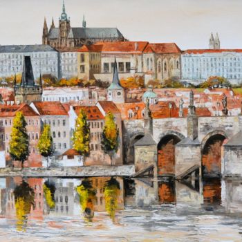 Malerei mit dem Titel "Classic View on the…" von Vlad Novik, Original-Kunstwerk, Öl