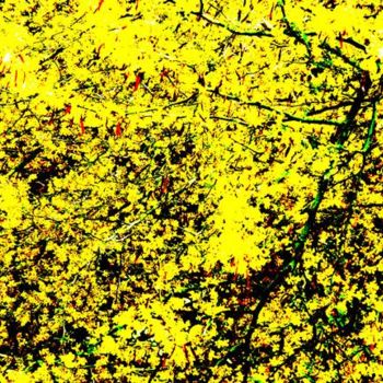 Digital Arts titled "Yellow Blossom" by Vlad, Original Artwork, Digital Painting