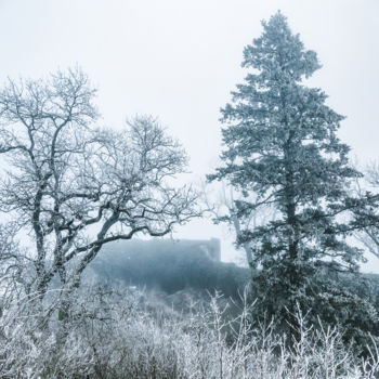 Photographie intitulée "Mägdeberg am Winter" par Wladimir Jäger, Œuvre d'art originale, Photographie numérique
