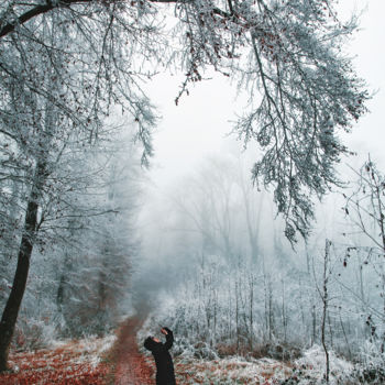 Photography titled "Wanderung im Winter…" by Wladimir Jäger, Original Artwork, Digital Photography
