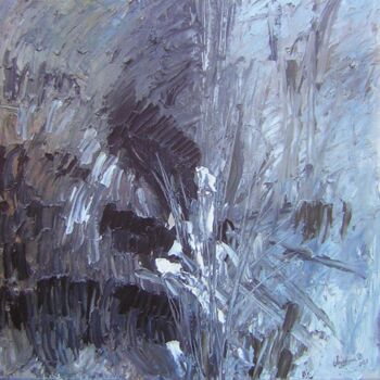 Картина под названием "NIGHT MOTH    (Ночн…" - Vladimir Andryushin, Подлинное произведение искусства, Масло Установлен на Де…