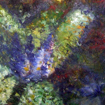 Картина под названием "Танец водяной лилии," - Vladimir Andryushin, Подлинное произведение искусства, Масло Установлен на Де…