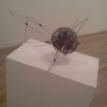 Sculpture titled "wire 1" by Bajo, Original Artwork