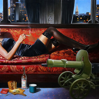 Картина под названием "Я люблю одиночество…" - Vladimir Cherkasov, Подлинное произведение искусства, Масло