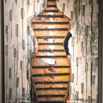 Картина под названием "Manaqui" - Vladimir Cora, Подлинное произведение искусства, Акрил Установлен на Деревянная рама для н…
