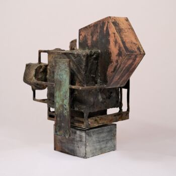 Skulptur mit dem Titel "Unfolding compositi…" von Vladimir Fomin, Original-Kunstwerk, Bronze