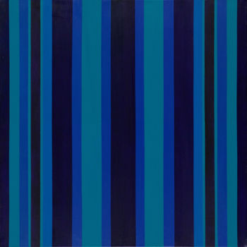 Pittura intitolato "Bleu de Fès" da Théo Golb, Opera d'arte originale, Acrilico