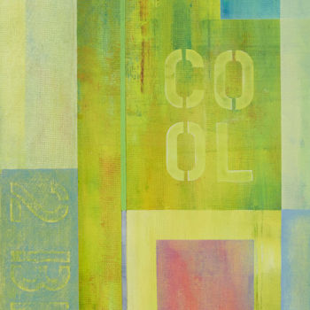 Painting titled "2 BE COOL" by Théo Golb, Original Artwork, Acrylic