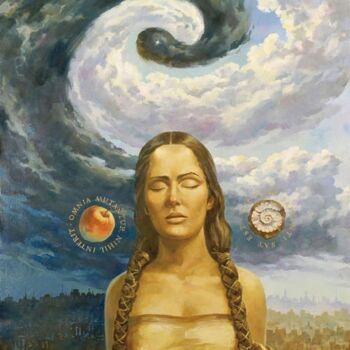 Картина под названием "Молитва" - Владимир Калинин, Подлинное произведение искусства