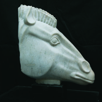 Sculpture intitulée "Bucephalus" par Vladimir Kolesnikov, Œuvre d'art originale, Pierre