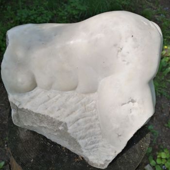 Sculpture titled "Cutie" by Vladimir Kolesnikov, Original Artwork, Stone