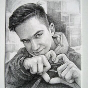 Drawing titled "Paint portraits on…" by Vladimir Lutsevich, Original Artwork, Pencil