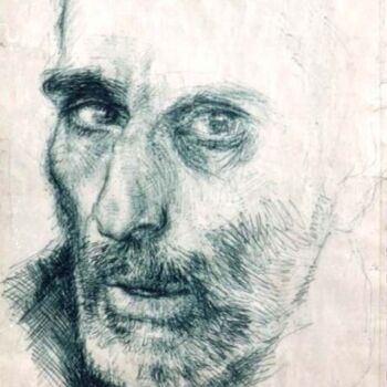 Σχέδιο με τίτλο "Self Portrait" από Vladimir Shahinyan, Αυθεντικά έργα τέχνης
