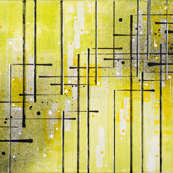 Pittura intitolato "Abstract acrylic pa…" da Vladimir Sturm, Opera d'arte originale, Acrilico