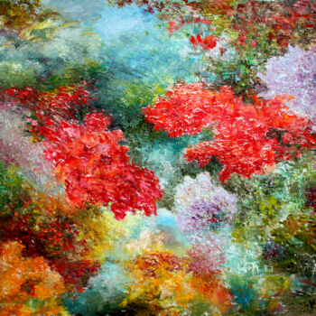 Pintura titulada "Colors and texture…" por Vladimir Volosov, Obra de arte original, Oleo Montado en Bastidor de camilla de m…