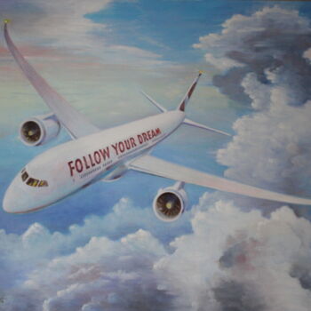 Pintura titulada "Follow your dream" por Vladimir Vp, Obra de arte original, Oleo