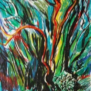 Zeichnungen mit dem Titel "Tree's life" von Vladimir Zagitov, Original-Kunstwerk