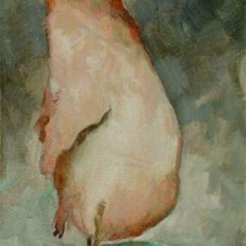 Peinture intitulée "Pretentious bird/Ва…" par Vladimir Agapov, Œuvre d'art originale