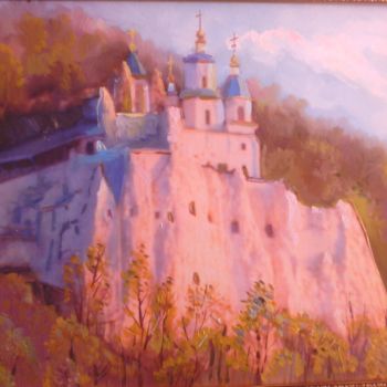 Painting titled "Николавский храм" by Vladimir Trutko, Original Artwork, Oil