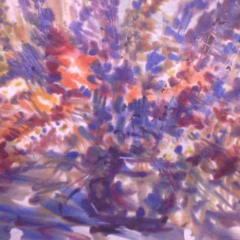 Peinture intitulée "Just flowers"Просто…" par Vladimir Trutko, Œuvre d'art originale, Aquarelle