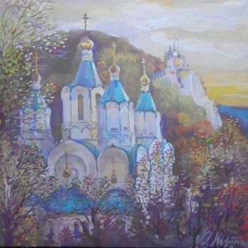 Pintura titulada "Chaude soiree Svyat…" por Vladimir Trutko, Obra de arte original, Acrílico