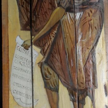 Peinture intitulée "'Святитель Иоанн Пр…" par Vladimir Trutko, Œuvre d'art originale, Huile