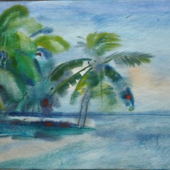 Картина под названием ""На Средиземном мор…" - Владимир Трутко, Подлинное произведение искусства, Акварель