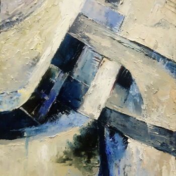 Картина под названием "Abstrakce-1" - Vladislav Dmitrijev, Подлинное произведение искусства, Масло