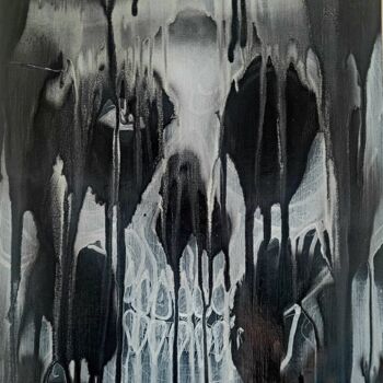 Картина под названием "GHOST" - Vladyslav Savchenko, Подлинное произведение искусства, Рисунок распылителем краски