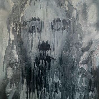 Картина под названием "PAIN" - Vladyslav Savchenko, Подлинное произведение искусства, Рисунок распылителем краски