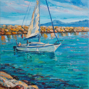 제목이 "Fisherman's Pier of…"인 미술작품 Vladyslava Shokha로, 원작, 기름