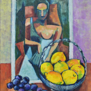 Pintura titulada "Lemons" por Vlasta, Obra de arte original, Oleo
