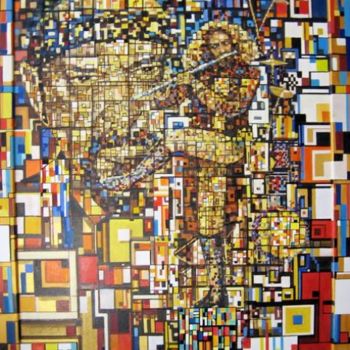 Pittura intitolato "Jethro Tull" da Vlkorotchenko, Opera d'arte originale