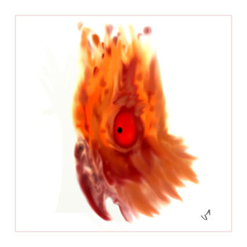 Digital Arts titled "bird2.jpg" by Tezkanart, Original Artwork, Digital Painting