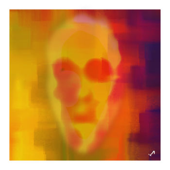 Arts numériques intitulée "face.jpg" par Tezkanart, Œuvre d'art originale, Peinture numérique