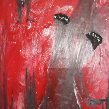 Schilderij getiteld "Crime of the century" door Volker Mersch, Origineel Kunstwerk, Acryl