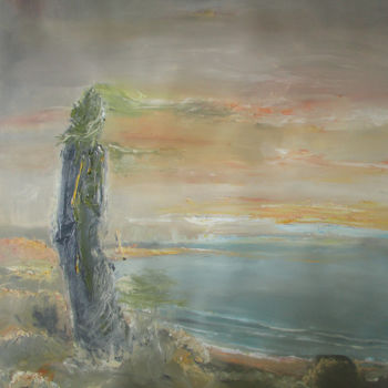 Malerei mit dem Titel "Ozean Dreams 3" von Volker Mersch, Original-Kunstwerk, Öl