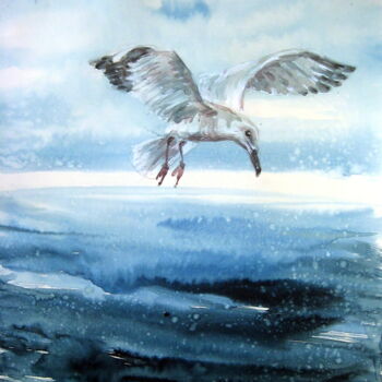 Peinture intitulée "watercolors" par Volodimir Kudlai, Œuvre d'art originale, Aquarelle