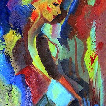 Painting titled "=без названия  -007…" by Vladimir Cheremnykh, Original Artwork, Oil