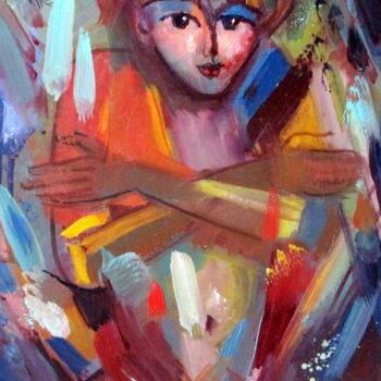 Peinture intitulée "=эротический блиц э…" par Vladimir Cheremnykh, Œuvre d'art originale, Huile