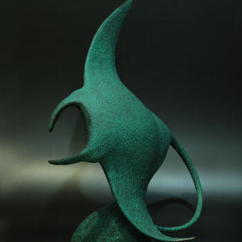 Sculpture intitulée "Манта" par Volodymyr Mykytenko, Œuvre d'art originale, Bronze
