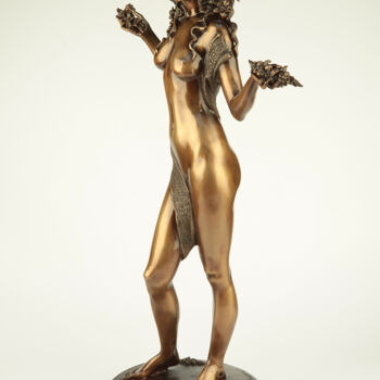 Sculpture intitulée "flower Fairy" par Volodymyr Mykytenko, Œuvre d'art originale, Bronze