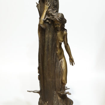 Sculpture titled "Wood Fairy" by Volodymyr Mykytenko, Original Artwork, Bronze