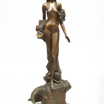 Sculpture titled "Forest Fairy" by Volodymyr Mykytenko, Original Artwork, Bronze