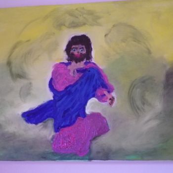 Painting titled "résurrection" by Andréa, Original Artwork